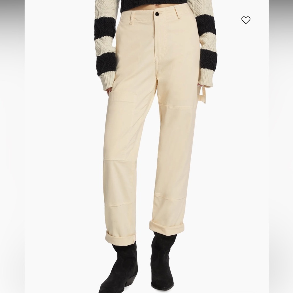 ASKK NY • Carpenter straight leg pants - ecru bone - size 31